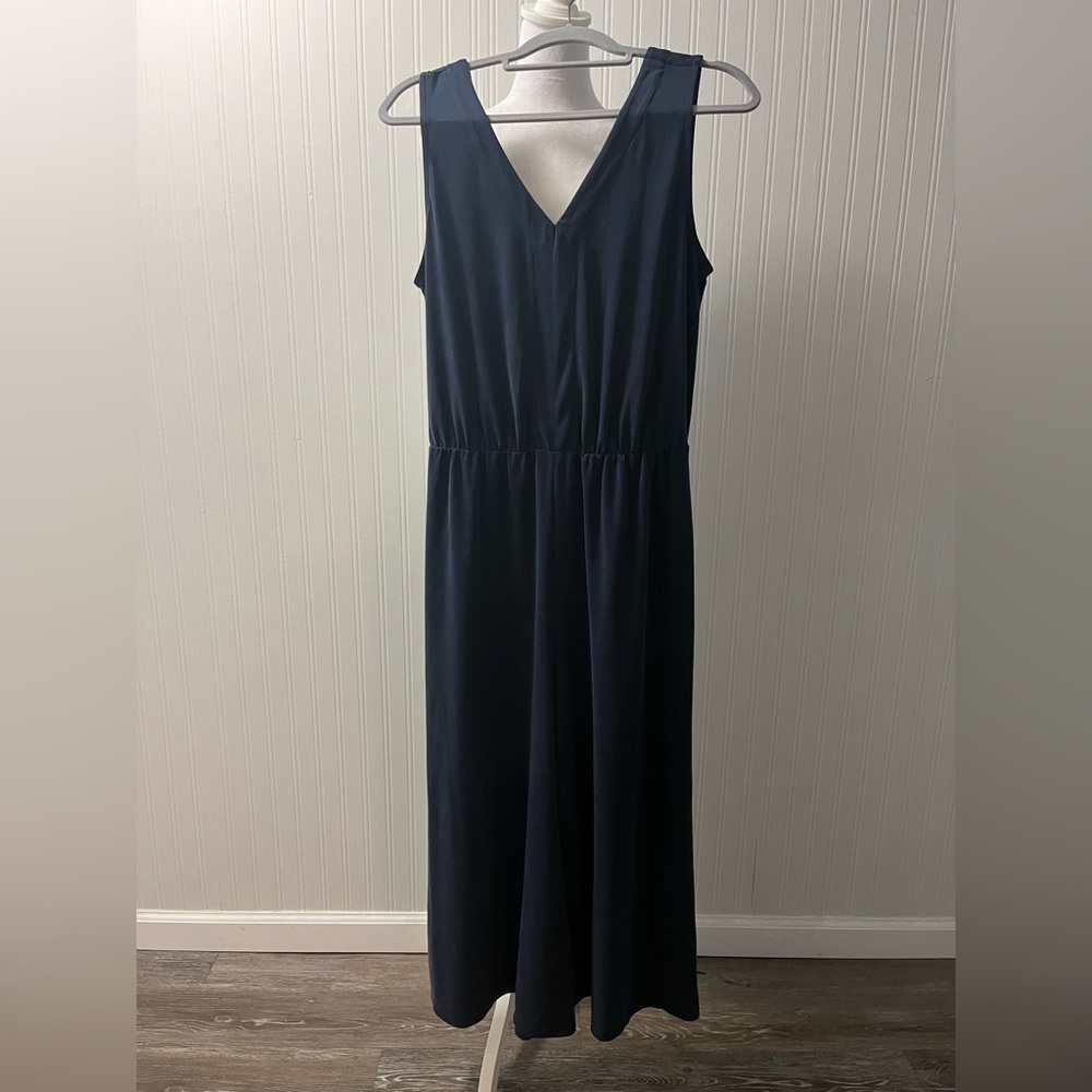 Sigrid Olsen Navy Jumpsuit